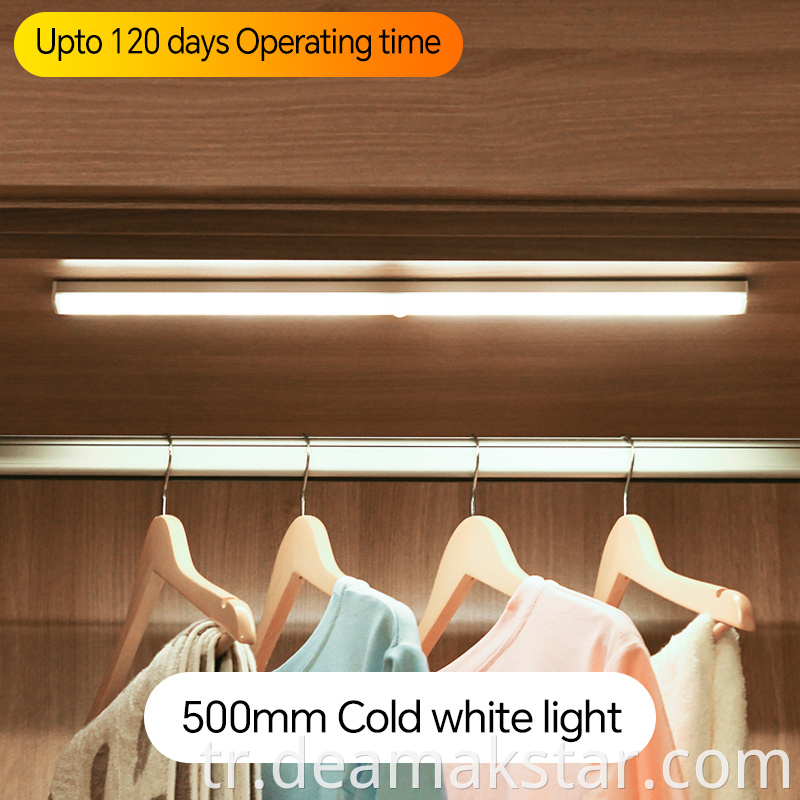 Sensor light for wardrobes, closets, stairways